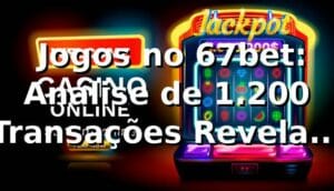 📊 Jogos no 67bet: Análise de 1.200 Transações Revela RTP de 96.4%